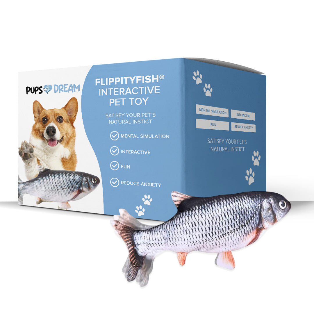 Jouet interactif FlippityFish™ pour animaux de compagnie