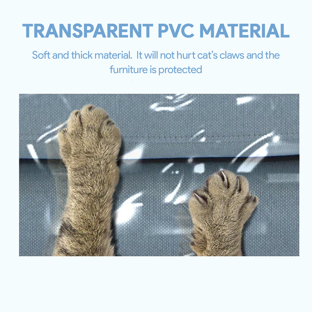 ScratchProtect™ Protecteur transparent de meubles pour chats