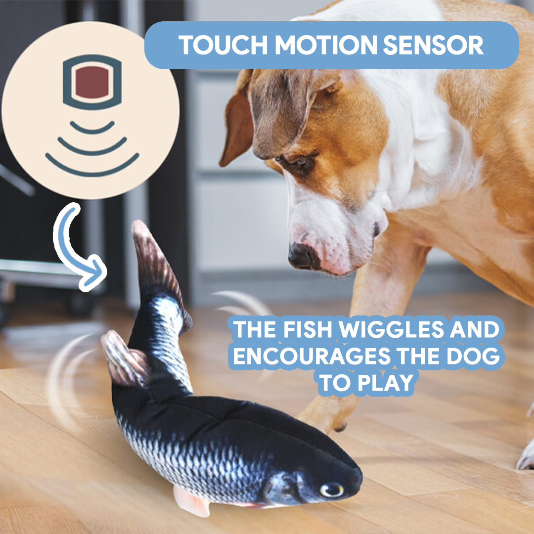Jouet interactif FlippityFish™ pour animaux de compagnie