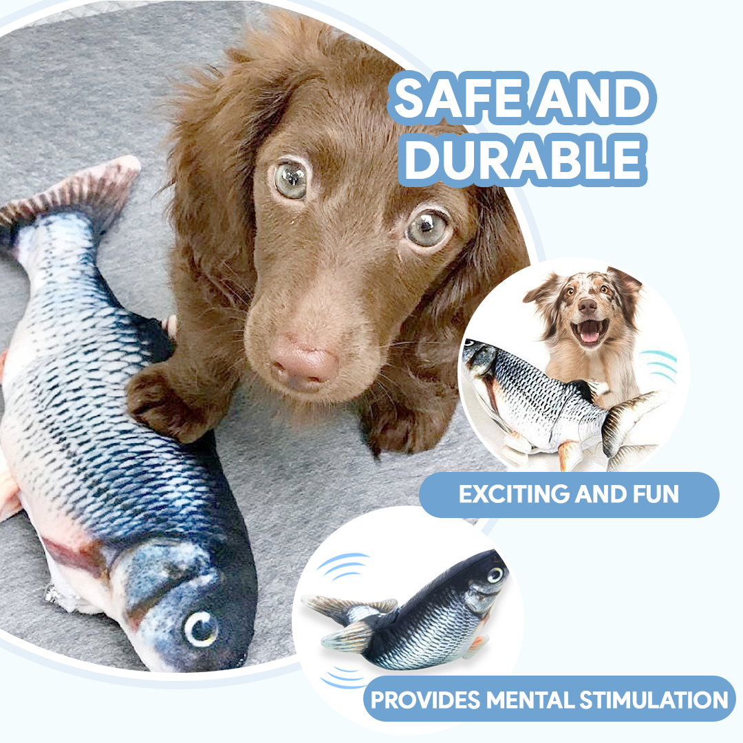 Jouet interactif FlippityFish™ pour animaux de compagnie